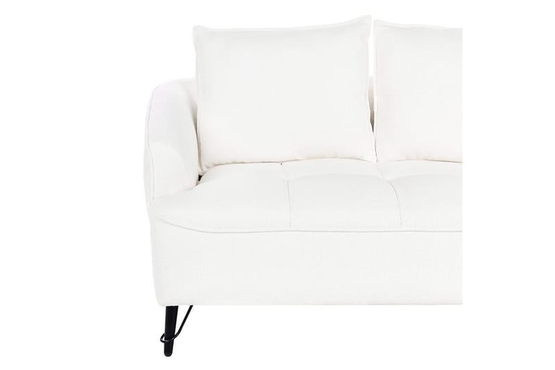 2-sitssoffa Beliani Hobro Brun, Svart NO_BRAND White||Black - Møbler - Sofaer - 2 seter sofa