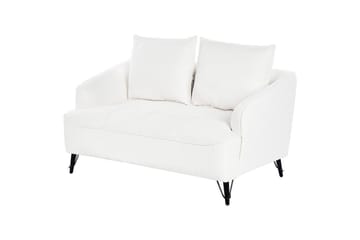 2-sitssoffa Beliani Hobro Brun, Svart White||Black - Møbler - Sofaer - 2 seter sofa