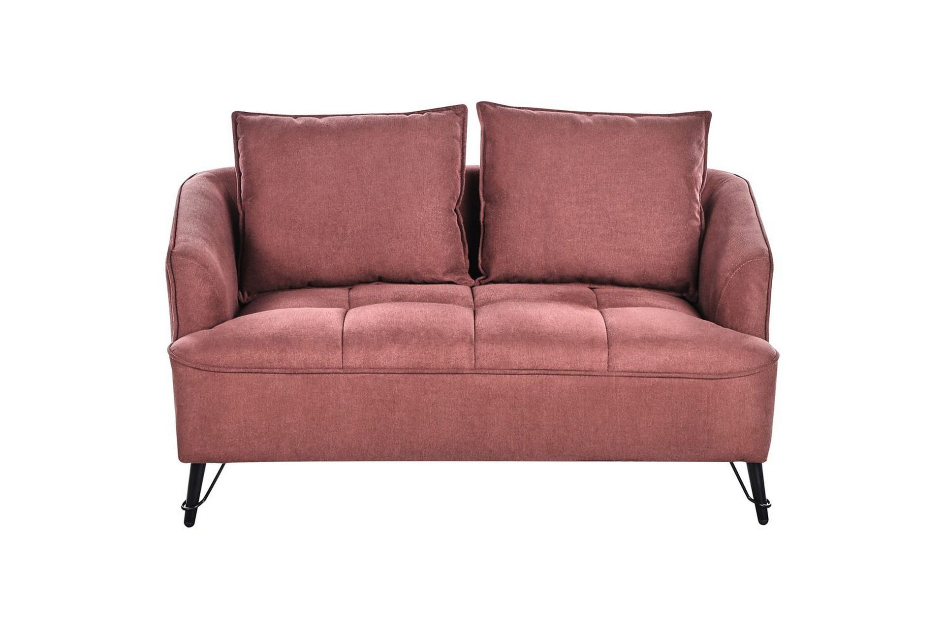 2-sitssoffa Beliani Hobro Brun, Svart Pink - Rosa