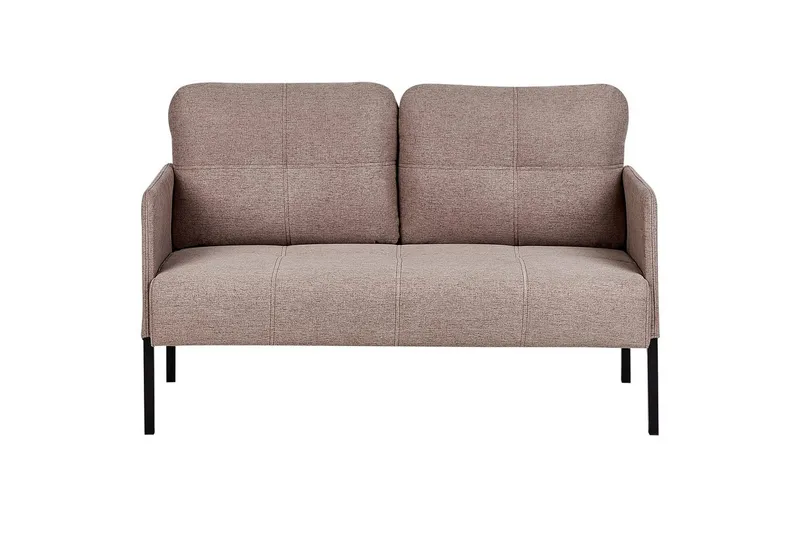 2-sitssoffa Beliani Lahti Beige, svart Brown||Black, undefined