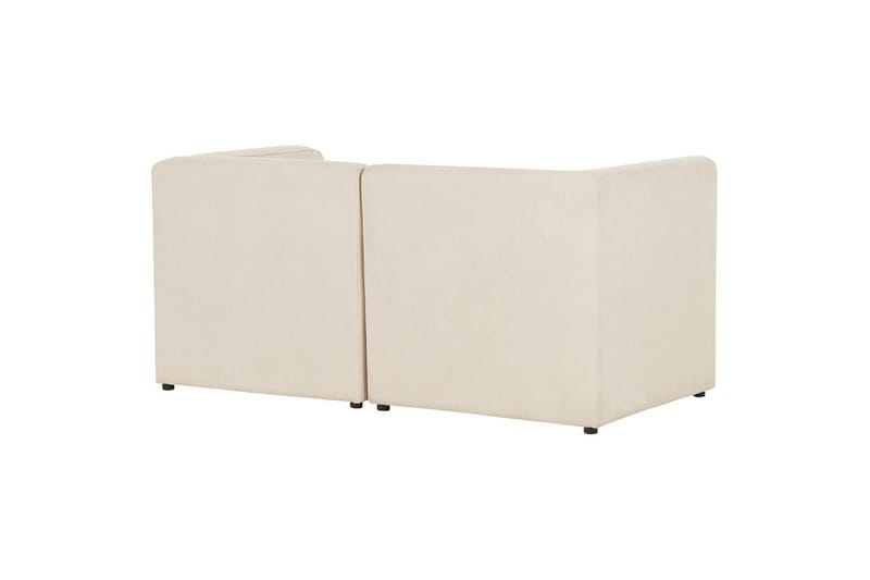 2-sitssoffa Beliani Lemvig Beige Beige - Møbler - Sofaer - Modulsofaer - Komplett modulsofa