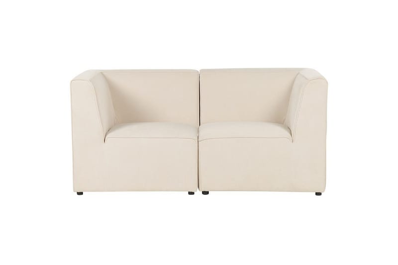 2-sitssoffa Beliani Lemvig Beige Beige - Møbler - Sofaer - Modulsofaer - Komplett modulsofa