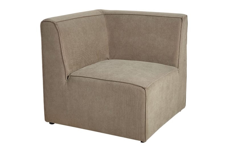 2-sitssoffa Beliani Lemvig Beige NO_BRAND Taupe - Møbler - Sofaer - Modulsofaer - Komplett modulsofa