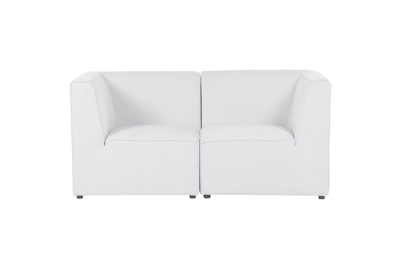 2-sitssoffa Beliani Lemvig Beige NO_BRAND White - Møbler - Sofaer - Modulsofaer - Komplett modulsofa