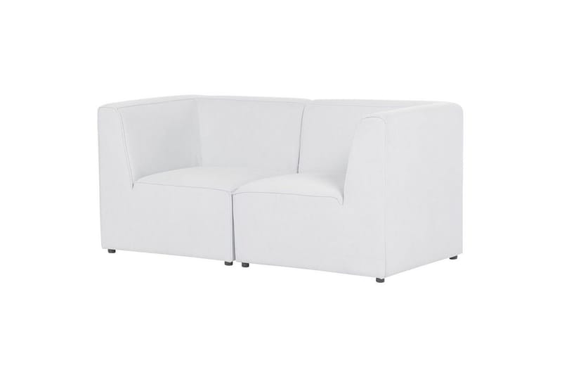 2-sitssoffa Beliani Lemvig Beige NO_BRAND White - Møbler - Sofaer - Modulsofaer - Komplett modulsofa