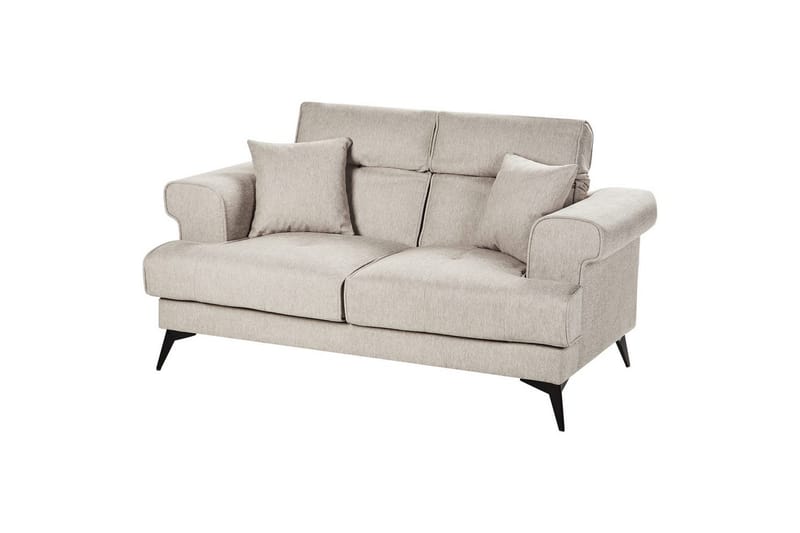 2-sitssoffa Beliani Skive Beige Beige - Møbler - Sofaer - 2 seter sofa
