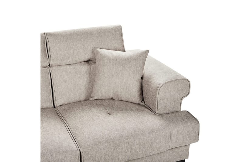 2-sitssoffa Beliani Skive Beige Beige - Møbler - Sofaer - 2 seter sofa