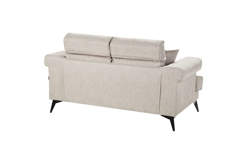 2-sitssoffa Beliani Skive Beige Beige - Møbler - Sofaer - 2 seter sofa