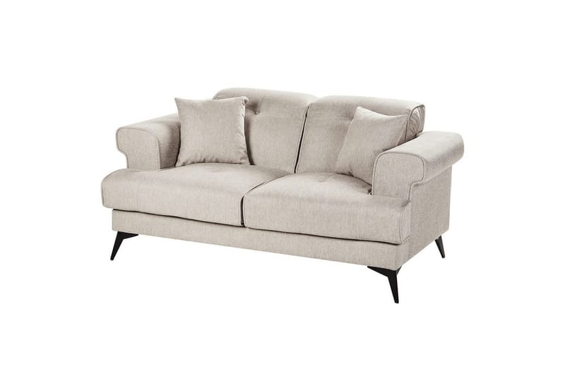 2-sitssoffa Beliani Skive Beige NO_BRAND Beige - Møbler - Sofaer - 2 seter sofa