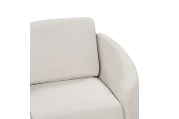 2-sitssoffa Beliani Trosa Beige, guld Beige||GOLD - Møbler - Sofaer - 2 seter sofa