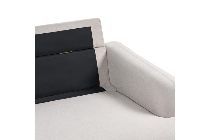 2-sitssoffa Beliani Tuve Beige, ljust trä, Bouclé Beige||Light colored wood VALUE_MISSING_2 - Møbler - Sofaer - 2 seter sofa