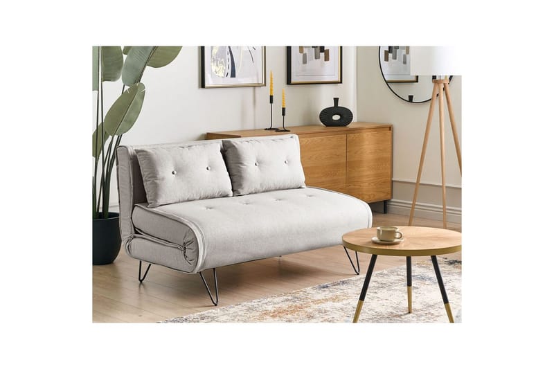 2-sitssoffa Vestfold Grey||Black - Møbler - Sofaer - Sovesofaer