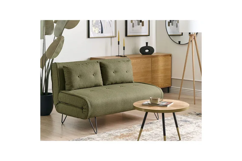 2-sitssoffa Vestfold NO_BRAND Green||Black - Møbler - Sofaer - Sovesofaer