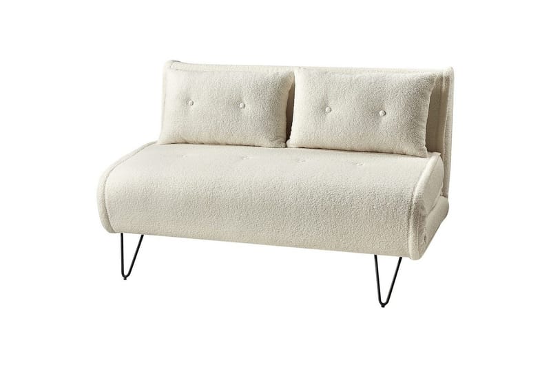 2-sitssoffa Vestfold Offwhite||Black - Møbler - Sofaer - Sovesofaer