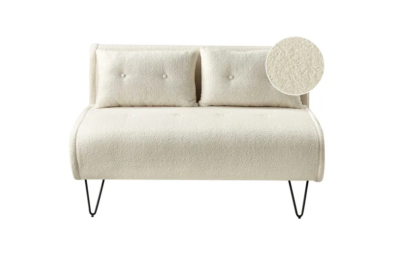 2-sitssoffa Vestfold Offwhite||Black - Møbler - Sofaer - Sovesofaer