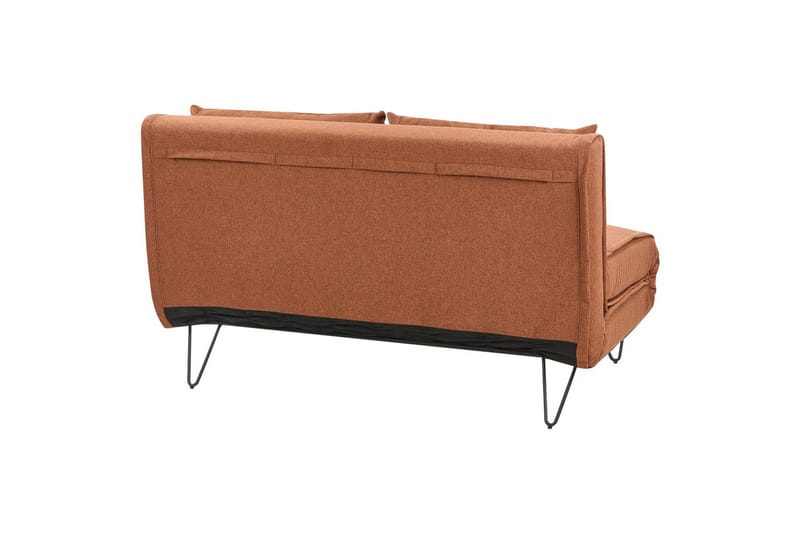 2-sitssoffa Vestfold Orange||Black - Møbler - Sofaer - Sovesofaer