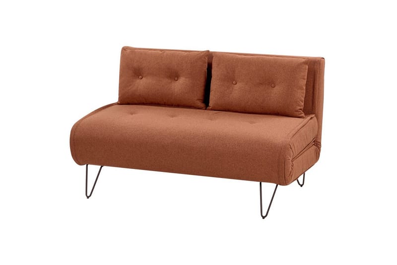 2-sitssoffa Vestfold Orange||Black - Møbler - Sofaer - Sovesofaer