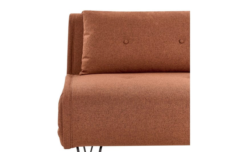 2-sitssoffa Vestfold Orange||Black - Møbler - Sofaer - Sovesofaer