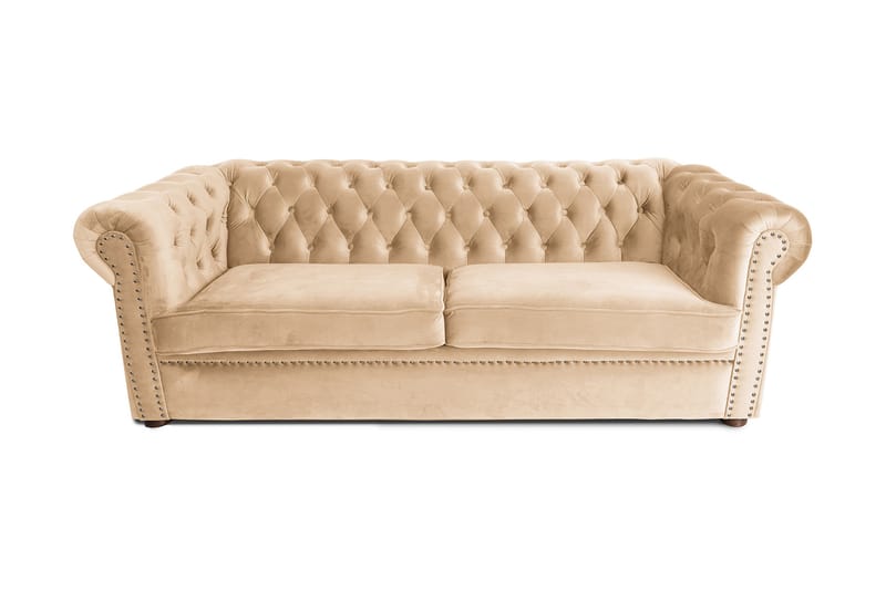 3-seat Extendable Sofa Chesterfield - Sovesofaer - 3 seters sovesofa