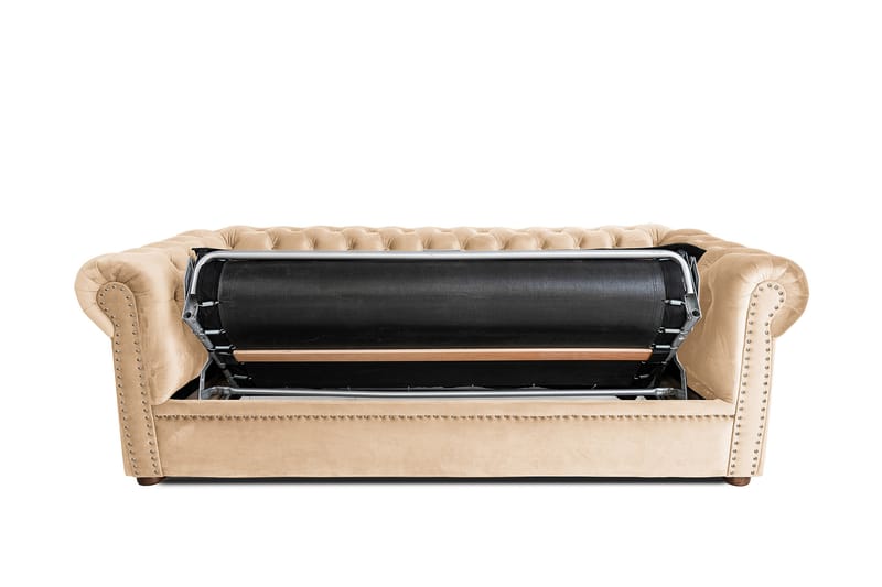 3-seat Extendable Sofa Chesterfield - Sovesofaer - 3 seters sovesofa