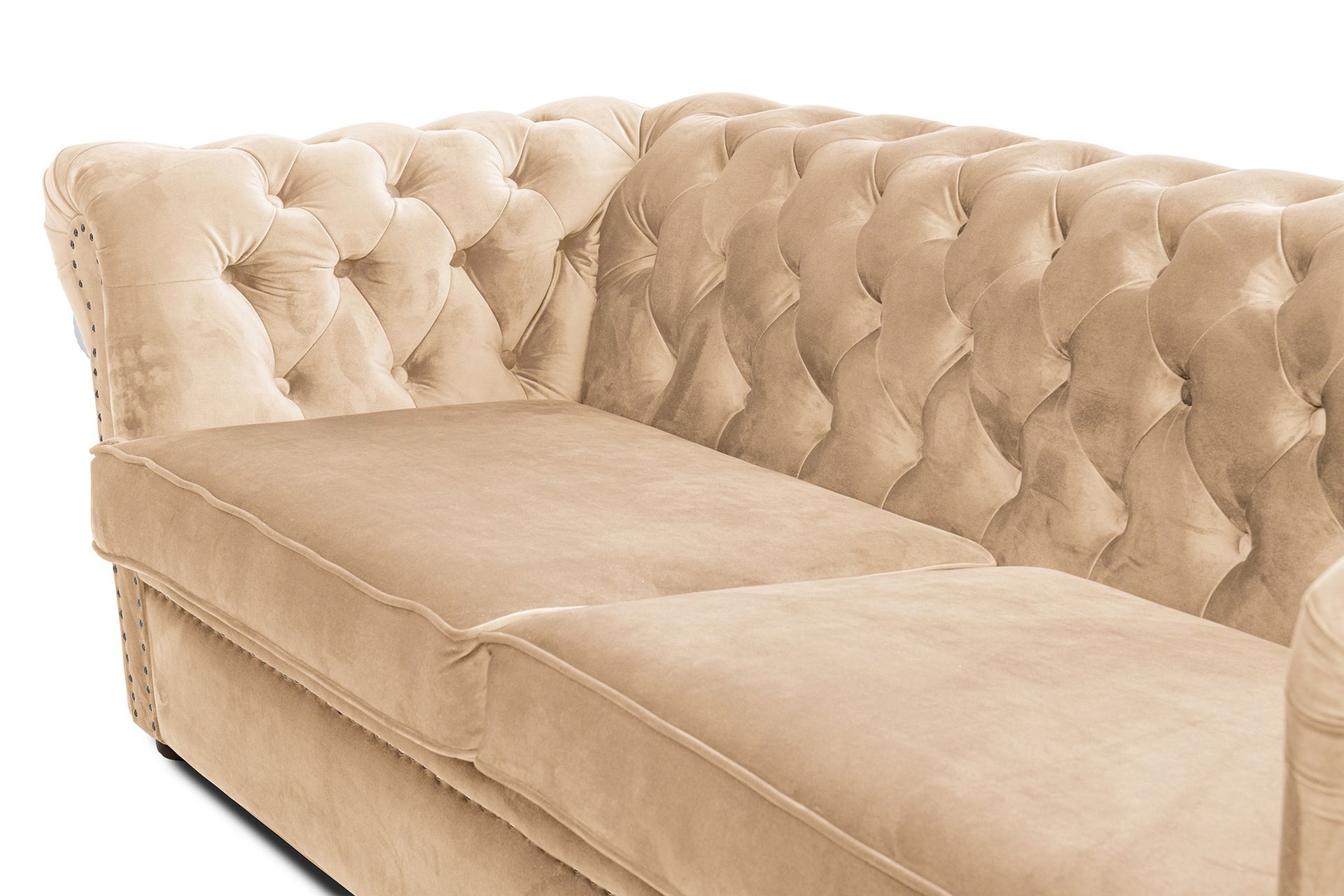 3-seat Extendable Sofa Chesterfield - Møbler - Sofaer - Sovesofaer - 3 seters sovesofa