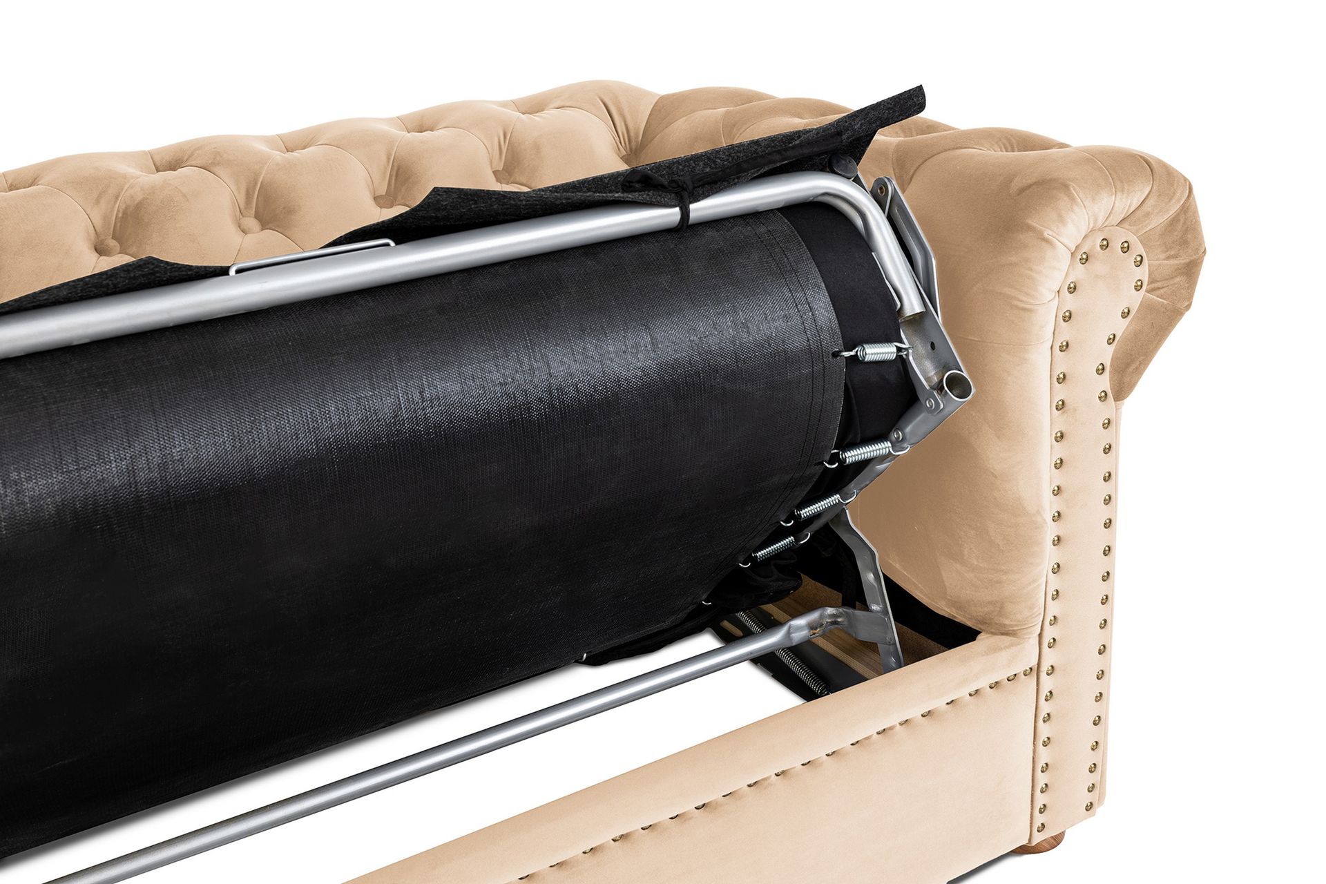 3-seat Extendable Sofa Chesterfield - Møbler - Sofaer - Sovesofaer - 3 seters sovesofa