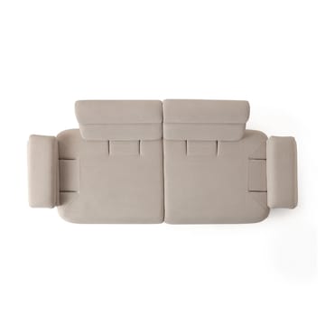3-seters sofa Atelier Del Sofa Bonjo Silver (246 x 81 x 97 cm) Beige - Beige - Møbler - Sofaer - Sofa 3 seter