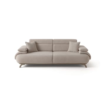 3-seters sofa Atelier Del Sofa Bonjo Silver (246 x 81 x 97 cm) Beige - Beige - Møbler - Sofaer - Sofa 3 seter