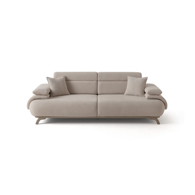 3-seters sofa Atelier Del Sofa Bonjo Silver (246 x 81 x 97 cm) Beige - Beige - Møbler - Sofaer - Sofa 3 seter