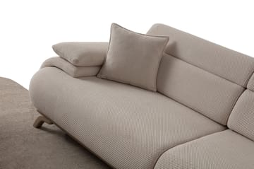 3-seters sofa Atelier Del Sofa Bonjo Silver (246 x 81 x 97 cm) Beige - Beige - Møbler - Sofaer - Sofa 3 seter