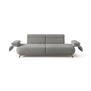 3-seters sofa Atelier Del Sofa Bonjo Silver (246 x 81 x 97 cm) Grå - Grå - Møbler - Sofaer - Sofa 3 seter