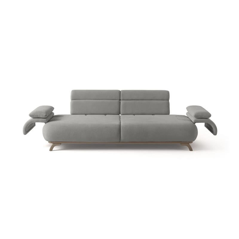 3-seters sofa Atelier Del Sofa Bonjo Silver (246 x 81 x 97 cm) Grå - Grå - Møbler - Sofaer - Sofa 3 seter