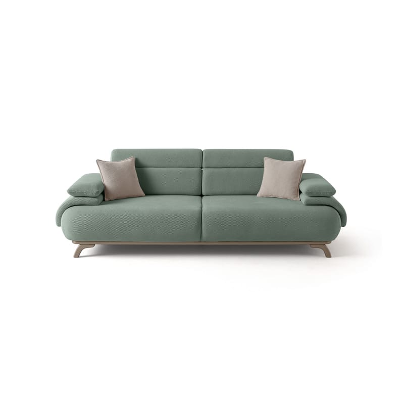 3-seters sofa Atelier Del Sofa Bonjo Silver (246 x 81 x 97 cm) Sea Green - Sjøgrønn - Møbler - Sofaer - Sofa 3 seter