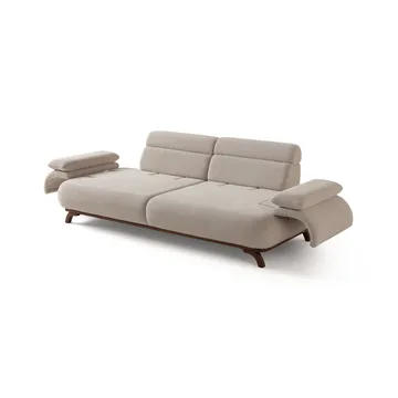 3-seters sofa Atelier Del Sofa Bonjo Walnut (246 x 81 x 97 cm) Beige - Beige - Møbler - Sofaer - Sofa 3 seter