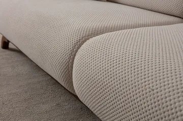 3-seters sofa Atelier Del Sofa Bonjo Walnut (246 x 81 x 97 cm) Beige - Beige - Møbler - Sofaer - Sofa 3 seter