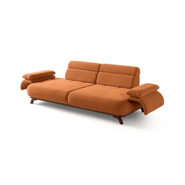 3-seters sofa Atelier Del Sofa Bonjo Walnut (246 x 81 x 97 cm) Tile Red - Teglsteinrød - Møbler - Sofaer - Sofa 3 seter