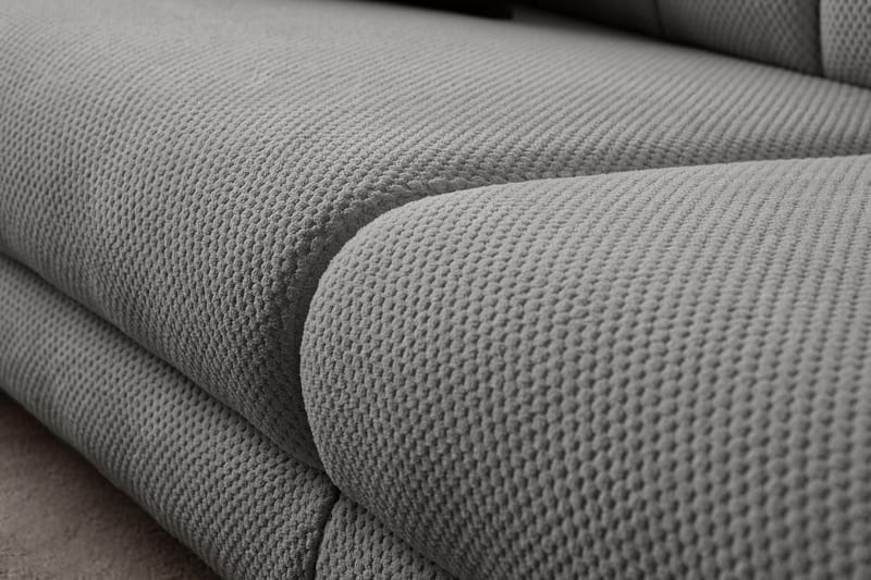 3-seters sofa Atelier Del Sofa Gloria (240 x 80 x 95 cm) Grå - Grå - Møbler - Sofaer - Sofa 3 seter