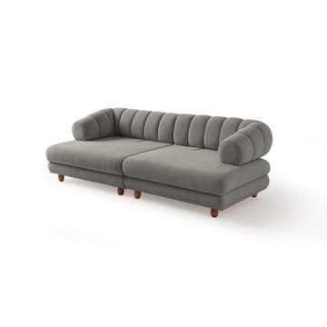 3-seters sofa Atelier Del Sofa Gloria (240 x 80 x 95 cm) Grå - Grå - Møbler - Sofaer - Sofa 3 seter