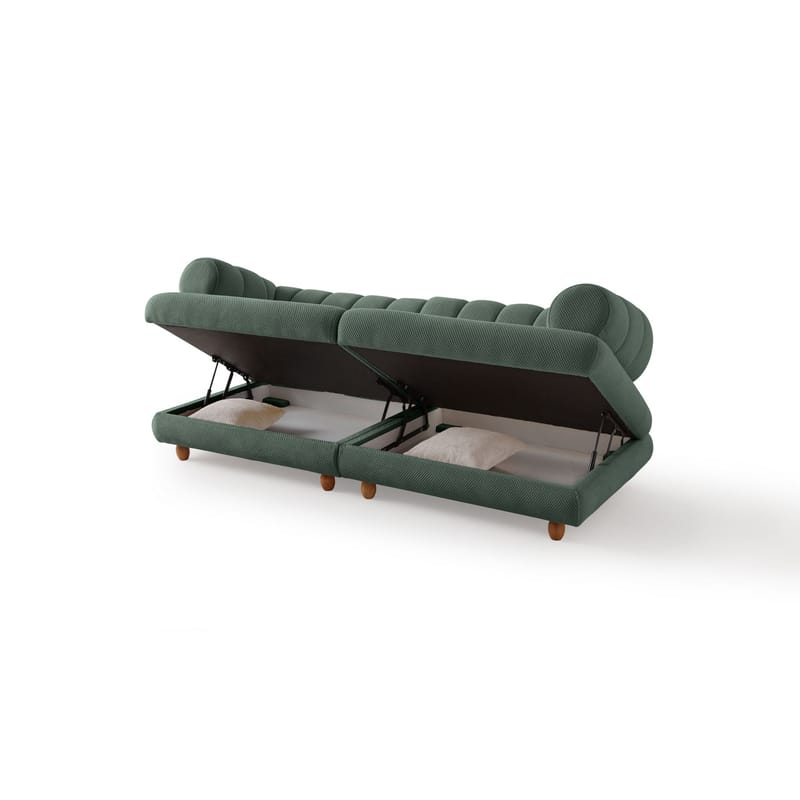 3-seters sofa Atelier Del Sofa Gloria (240 x 80 x 95 cm) Grønn - Grønn - Møbler - Sofaer - Sofa 3 seter