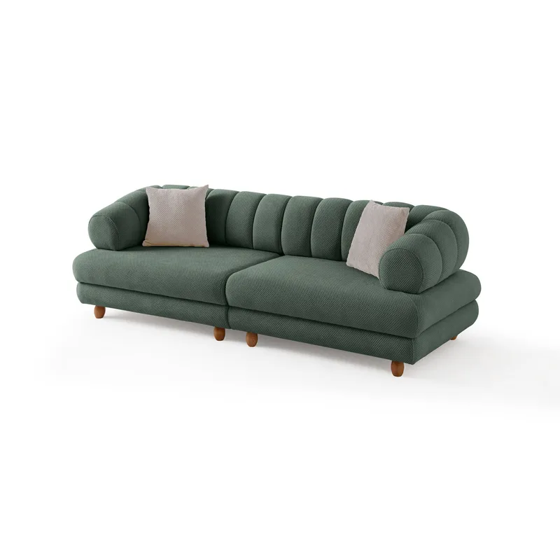 3-seters sofa Atelier Del Sofa Gloria (240 x 80 x 95 cm) Grønn, Grønn