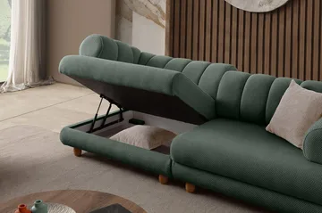 3-seters sofa Atelier Del Sofa Gloria (240 x 80 x 95 cm) Grønn - Grønn - Møbler - Sofaer - Sofa 3 seter