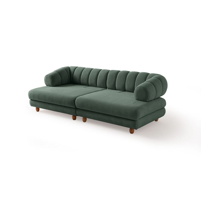3-seters sofa Atelier Del Sofa Gloria (240 x 80 x 95 cm) Grønn - Grønn - Møbler - Sofaer - Sofa 3 seter