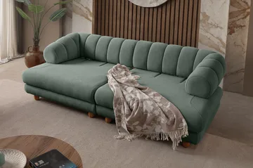 3-seters sofa Atelier Del Sofa Gloria (240 x 80 x 95 cm) Grønn - Grønn - Møbler - Sofaer - Sofa 3 seter