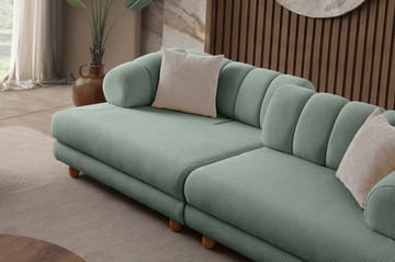 3-seters sofa Atelier Del Sofa Gloria (240 x 80 x 95 cm) Sea Green - Sea Green - Møbler - Sofaer - Sofa 3 seter