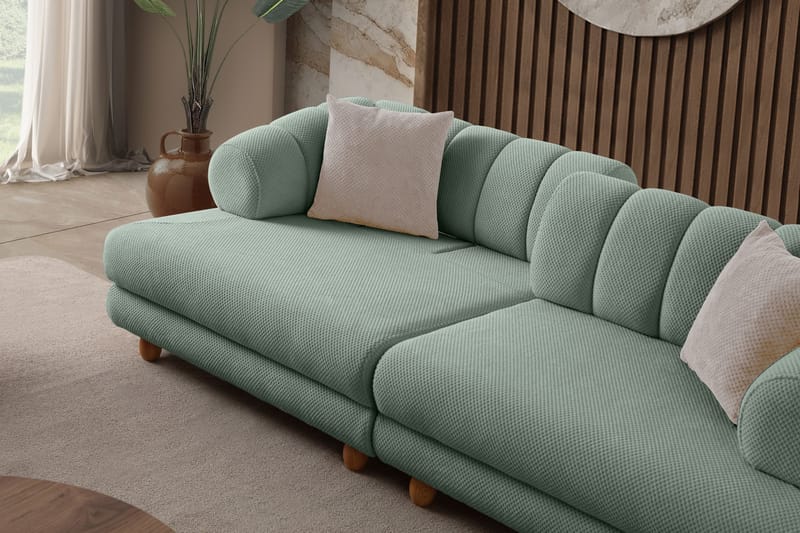 3-seters sofa Atelier Del Sofa Gloria (240 x 80 x 95 cm) Sea Green - Sea Green - Møbler - Sofaer - Sofa 3 seter