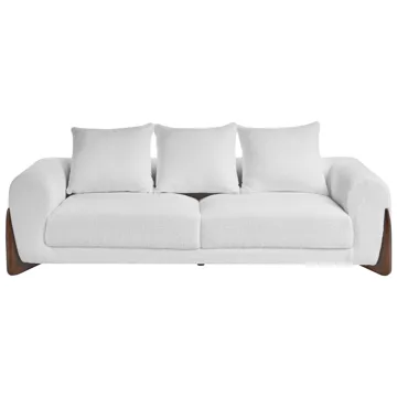 3-seters sofa Vinliden - Hvit - Møbler - Sofaer - Sofa 3 seter