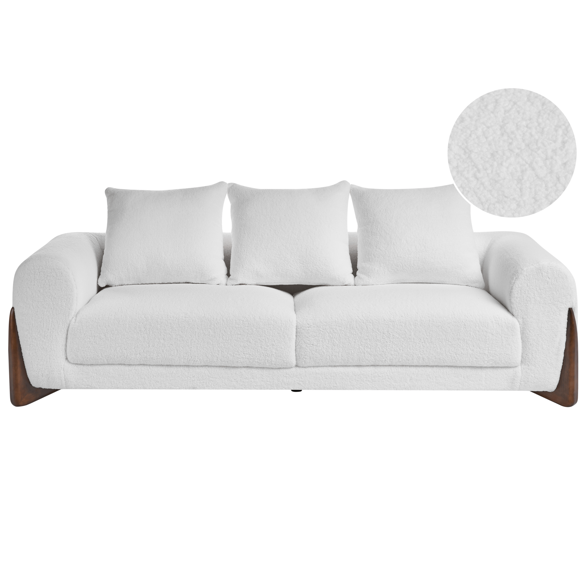3-seters sofa Vinliden - Hvit