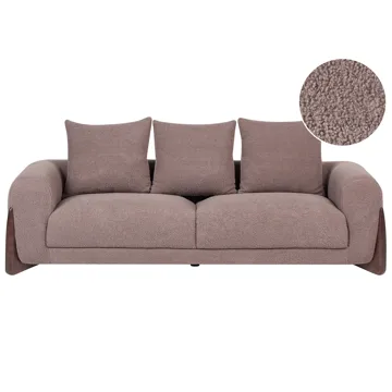 3-seters sofa Vinliden - Mørkebrun, brun - Møbler - Sofaer - Sofa 3 seter