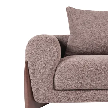 3-seters sofa Vinliden - Mørkebrun, brun - Møbler - Sofaer - Sofa 3 seter