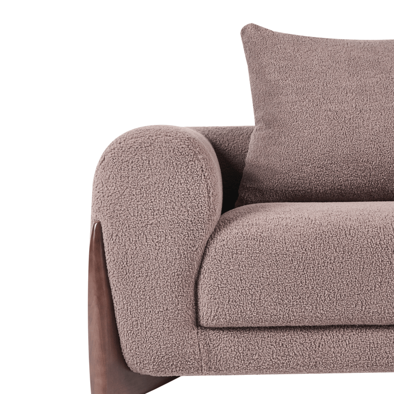 3-seters sofa Vinliden - Mørkebrun, brun - Møbler - Sofaer - Sofa 3 seter